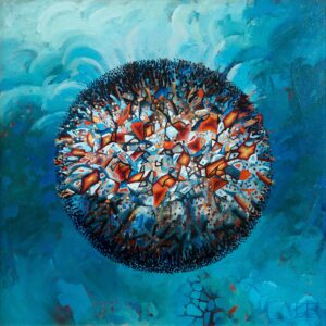 "Blue Planet", oil/canvas, 20" X 30" by Oleg Yurievich Lipchenko©