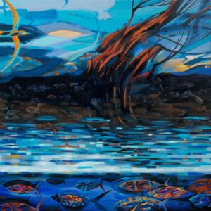 "MARCH Streams and Winds", acrylic on canvas, 48” X 36”, 2015, Oleg Yurievich Lipchenko©